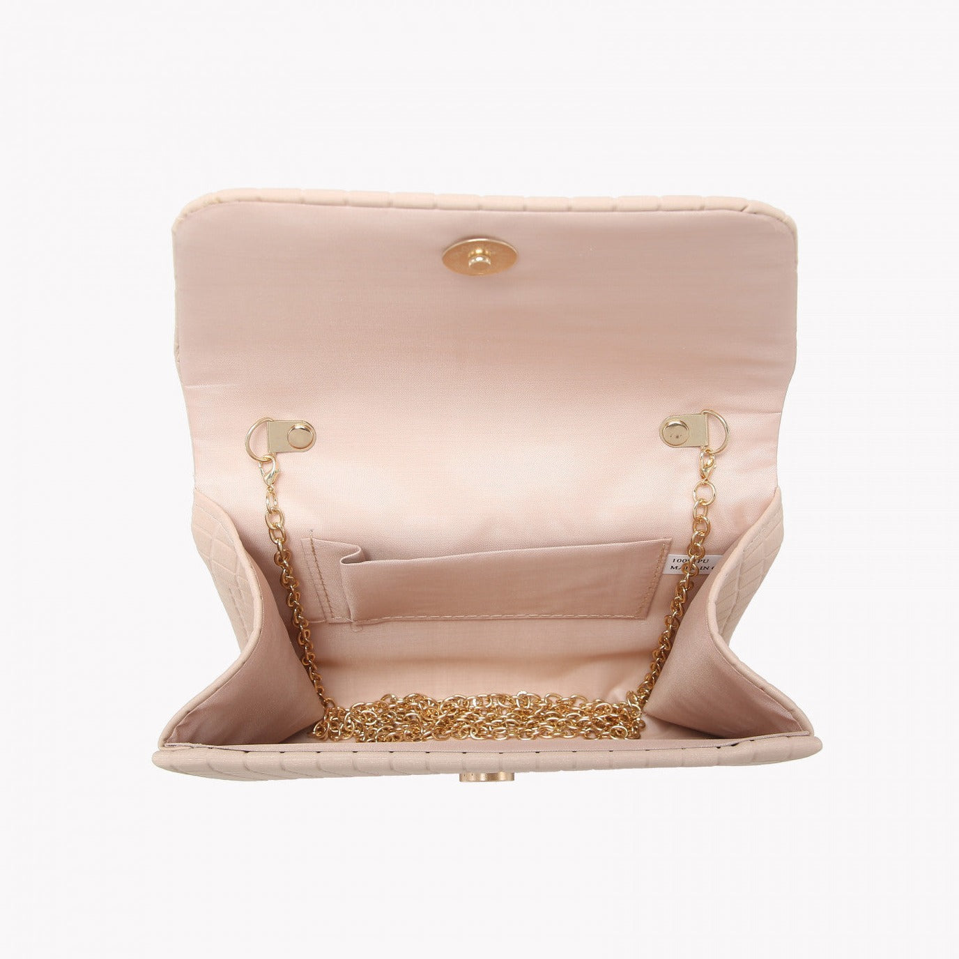Bolso fiesta tipo sobre cuadros rosa - Moments by You