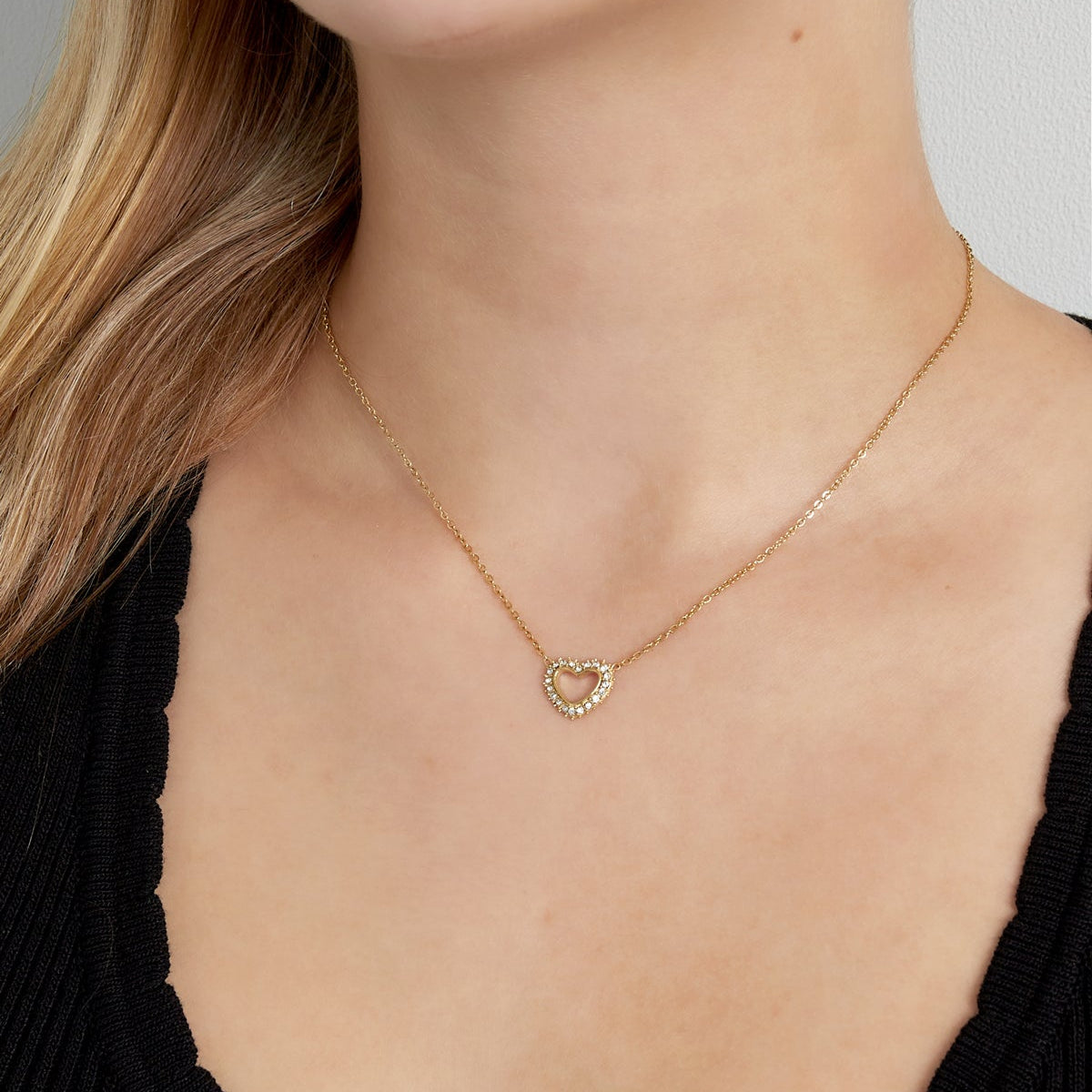 London steel hoops necklace