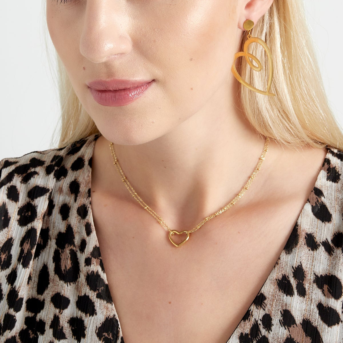 London steel hoops necklace