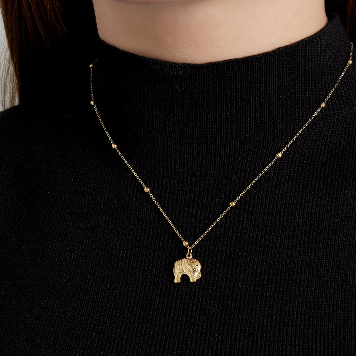 Collier anneaux en acier London