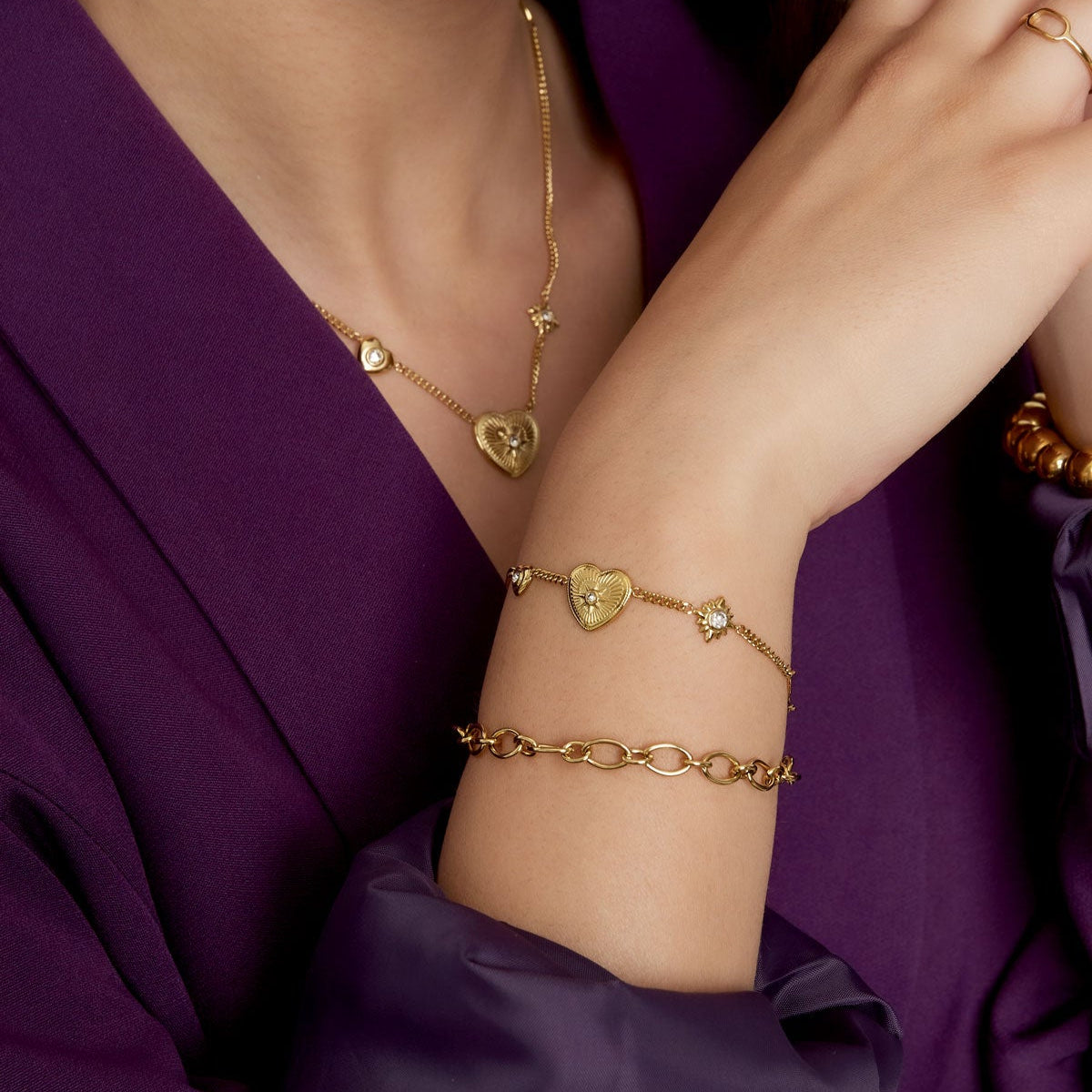Bracelet en argent désordre