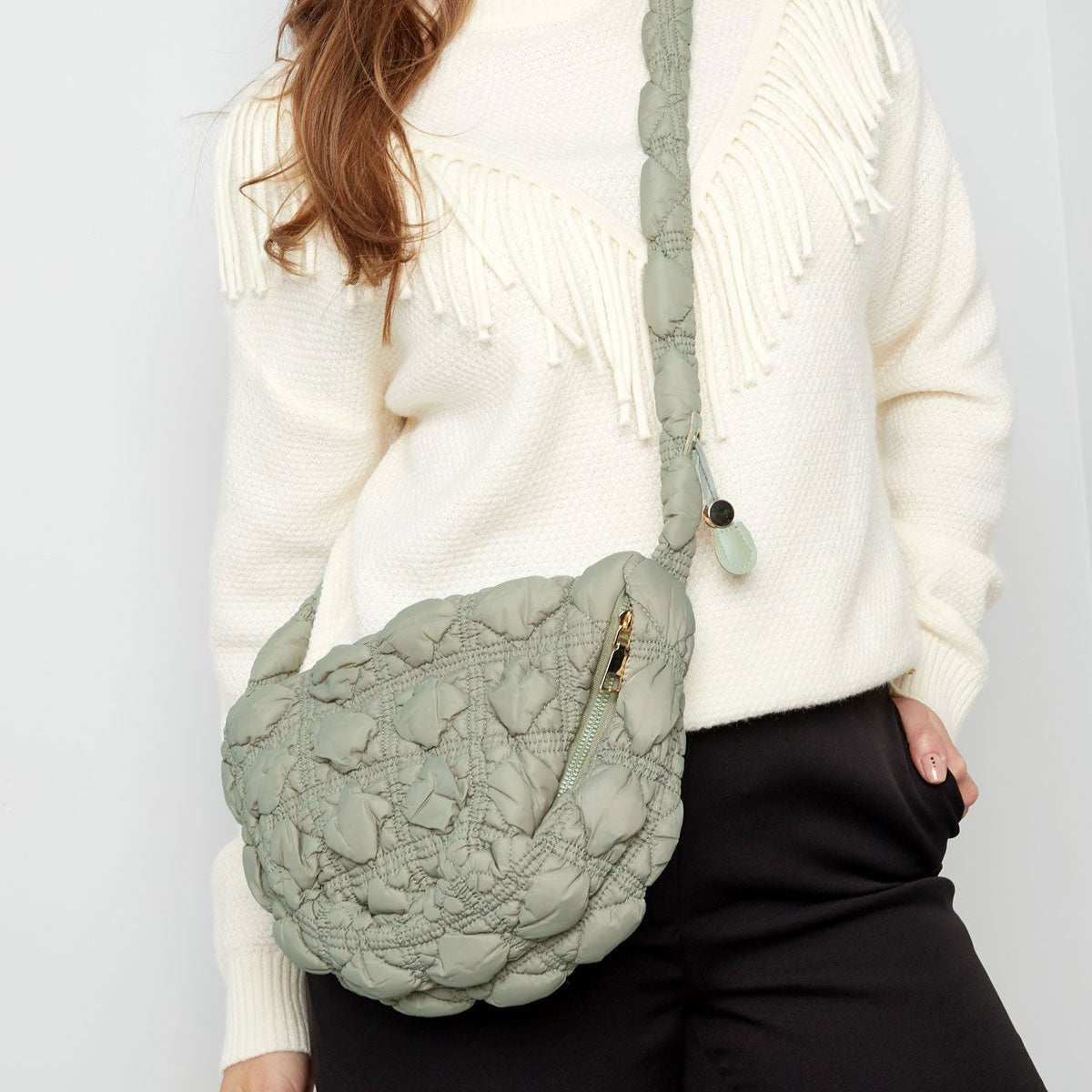 Plain orange velvet party handbag