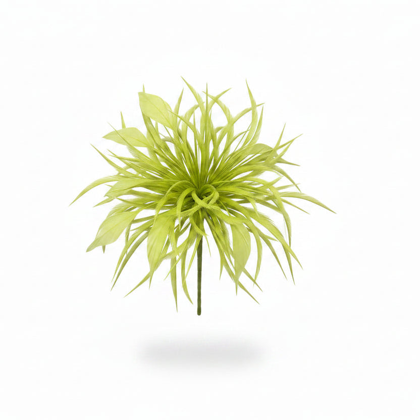 Tocado/broche en forma de flor con hojas de pluma en varios colores - Moments by You