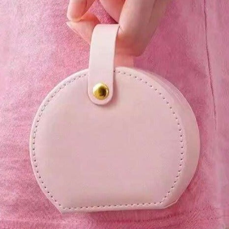 Moments by You Boîte à bijoux de voyage rose de taille moyenne