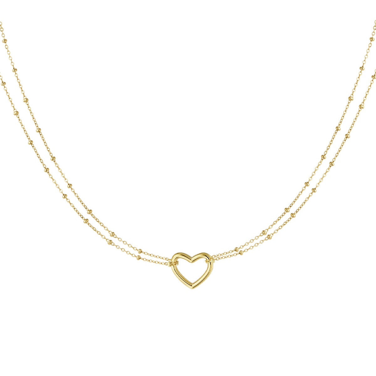 London steel hoops necklace