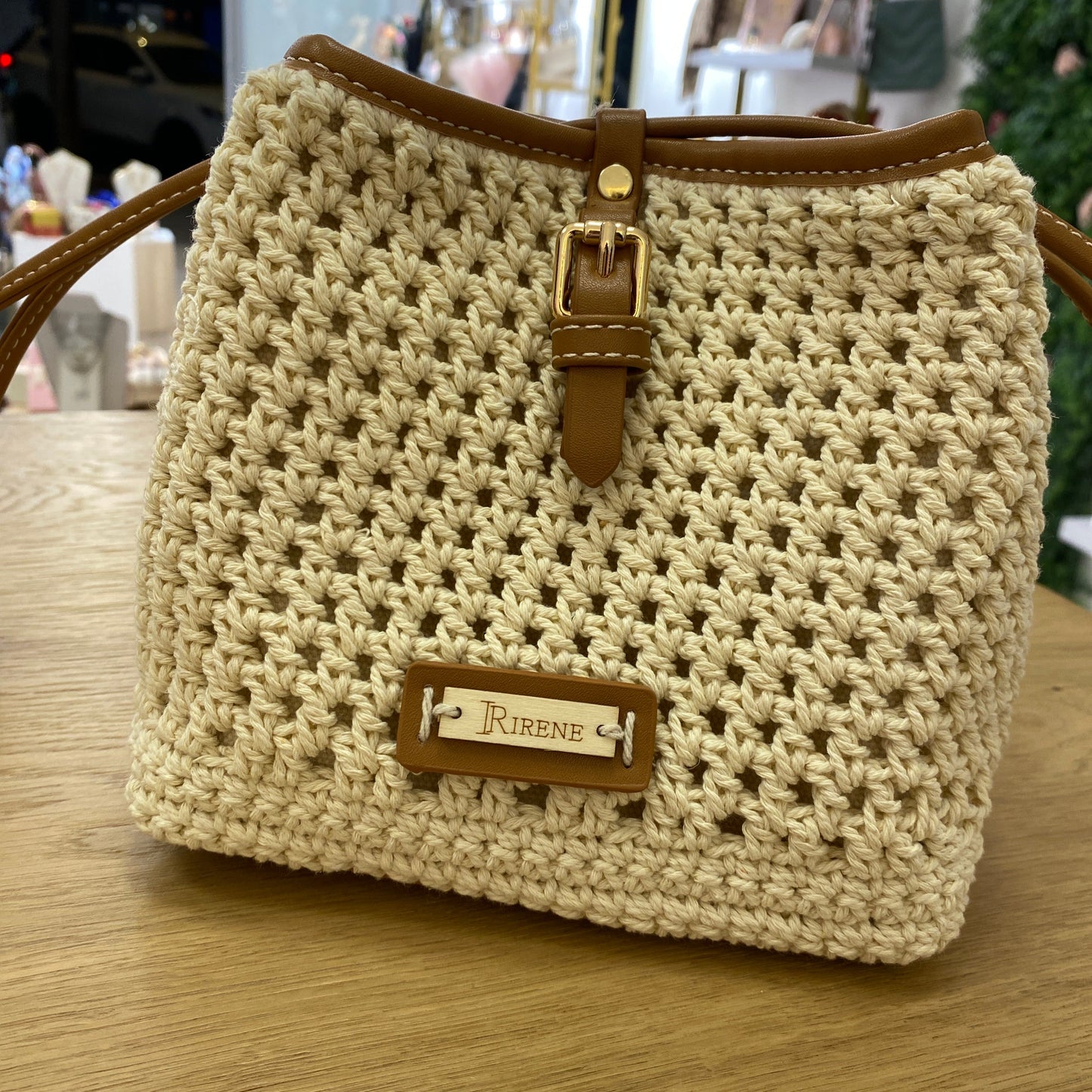 Plain orange velvet party handbag