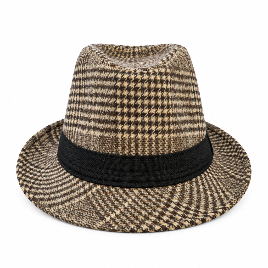 Sombreros borsalinos diseño de príncipe de gales