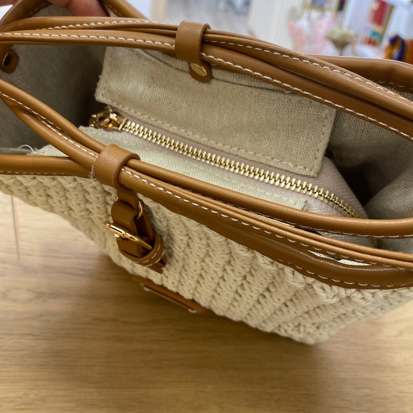Plain orange velvet party handbag