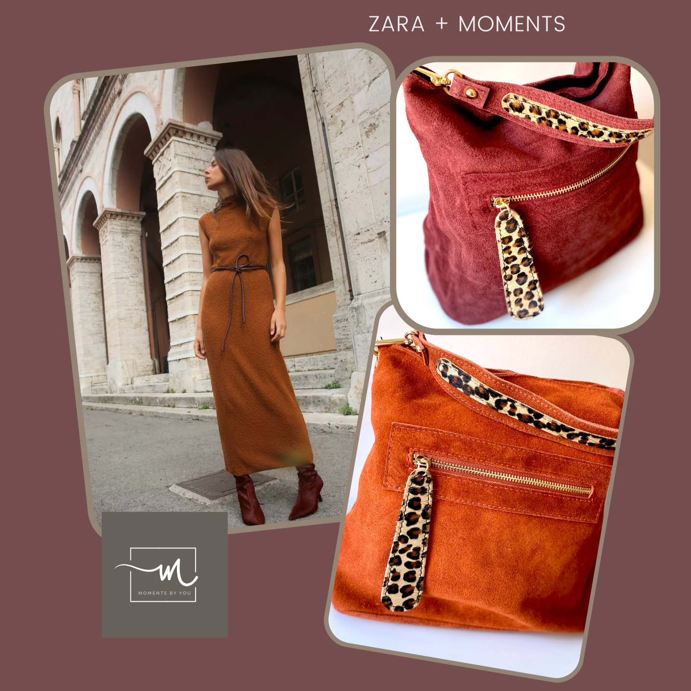 Sac bandoulière avec surpiqûres noires