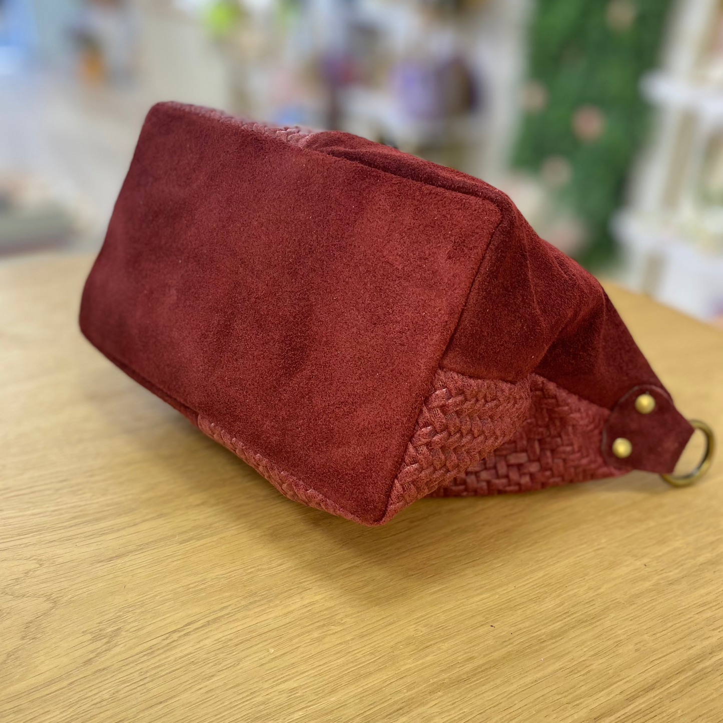Sac à main de fête en plumes rose clair