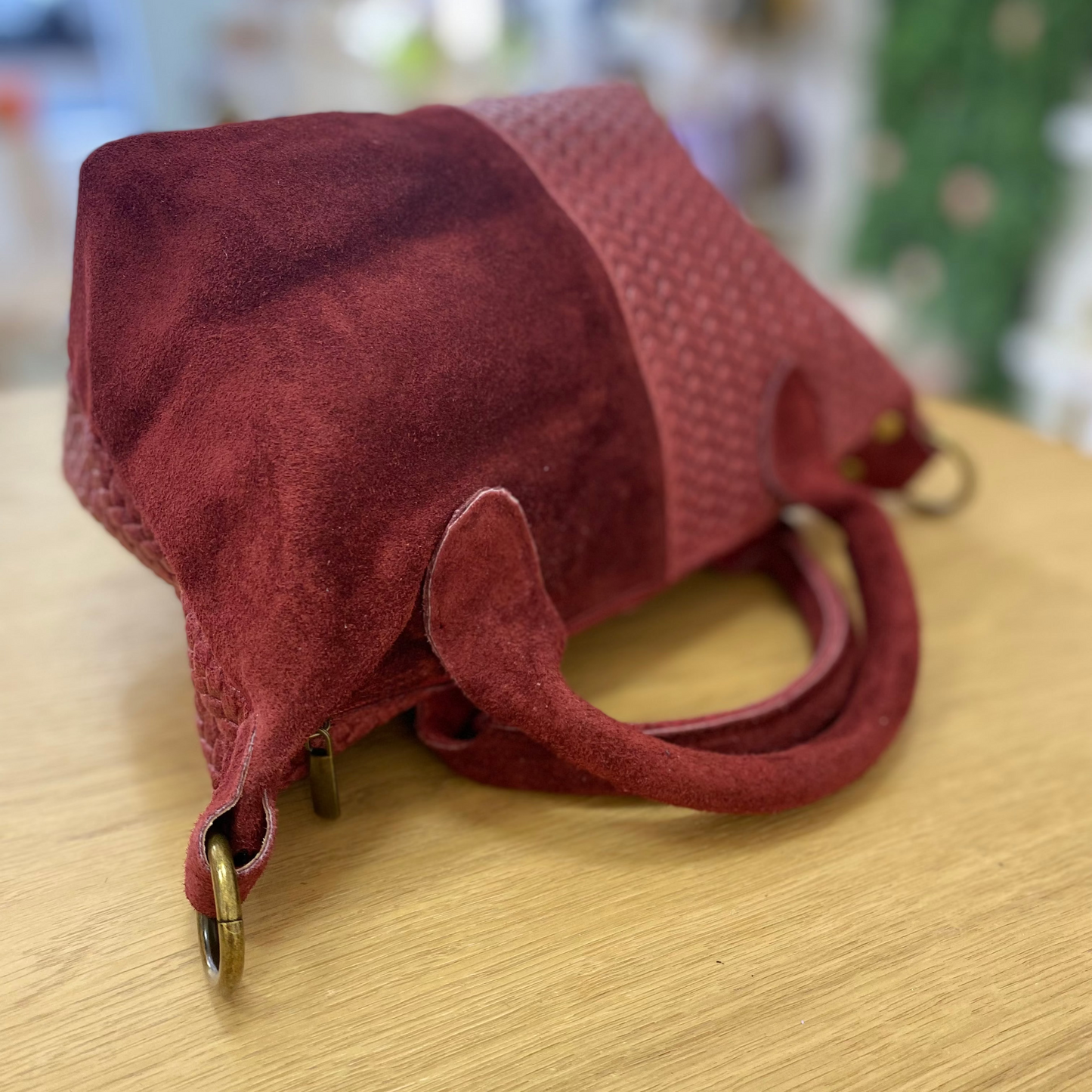 Sac à main de fête en plumes rose clair