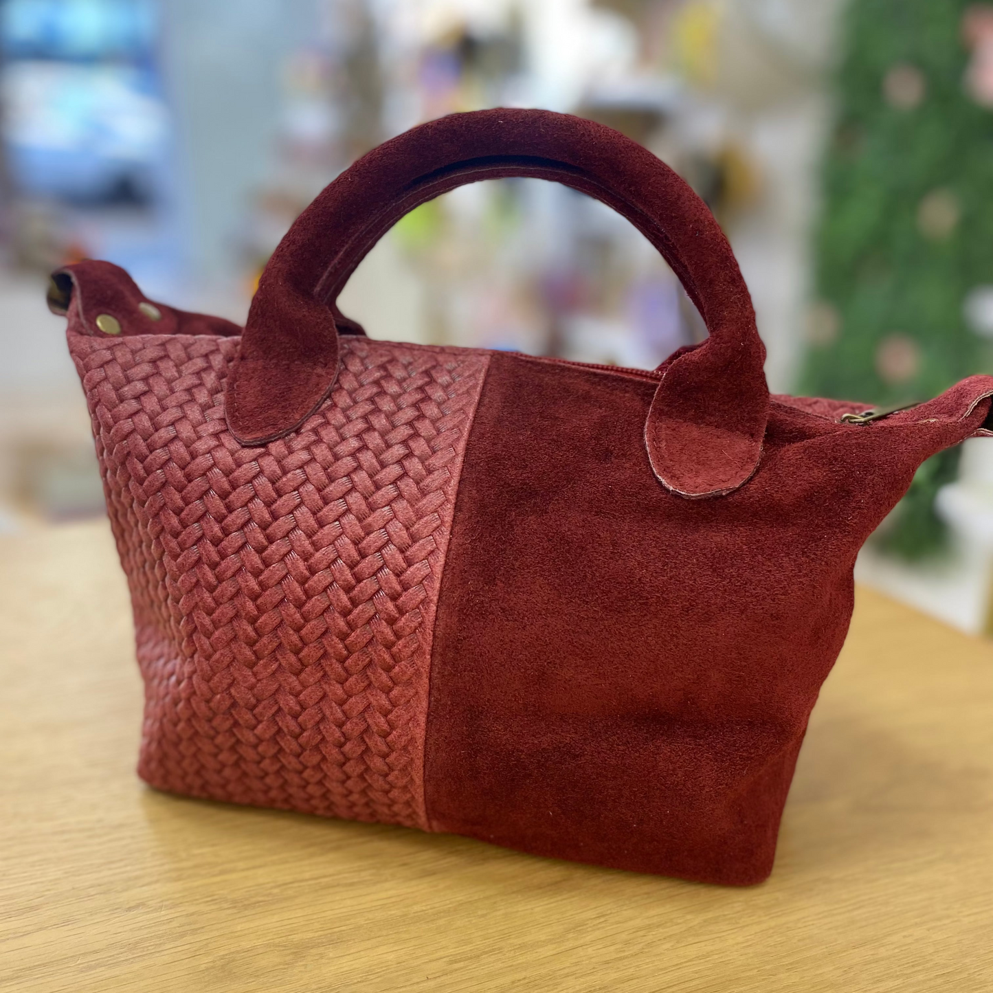 Sac à main de fête en plumes rose clair