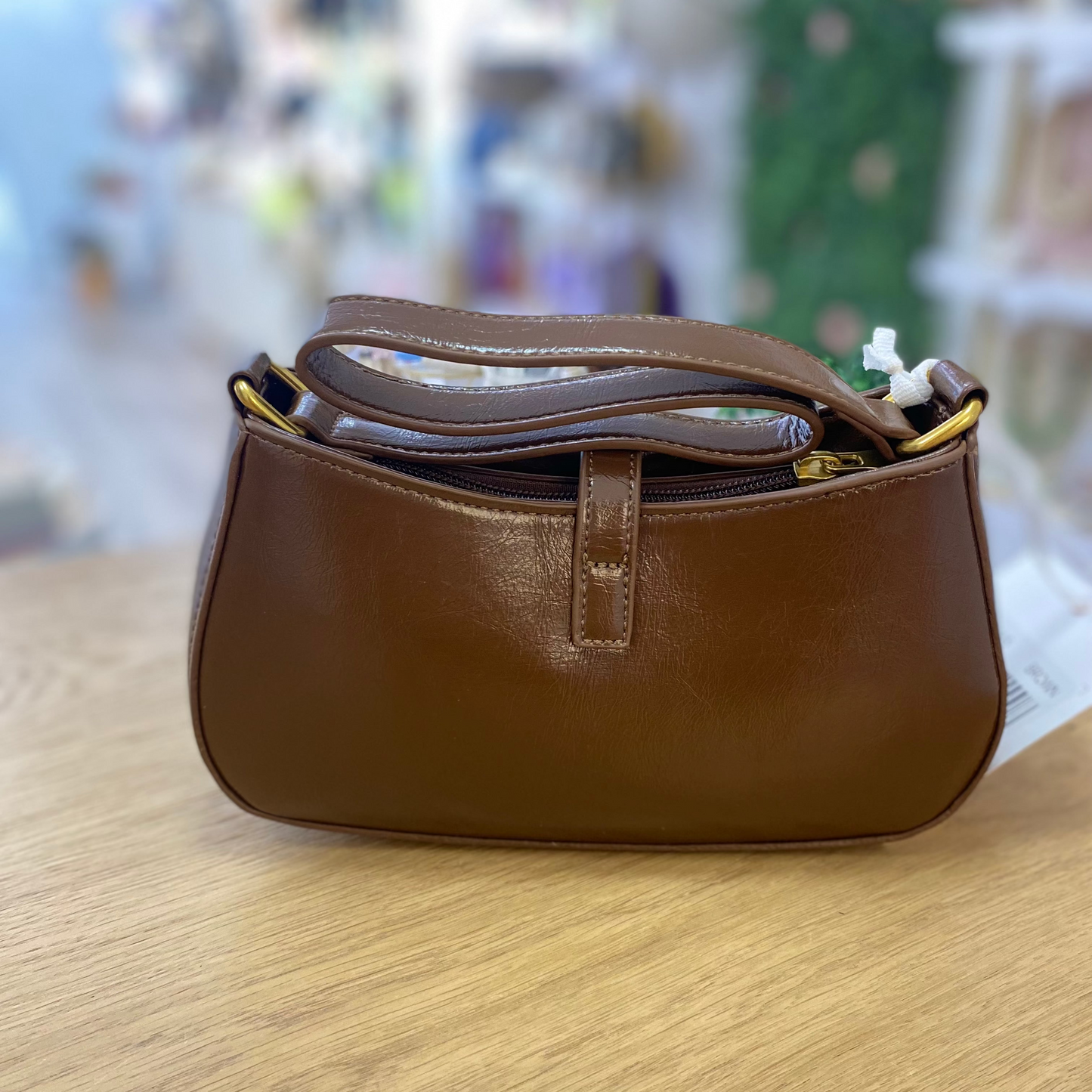 Plain orange velvet party handbag