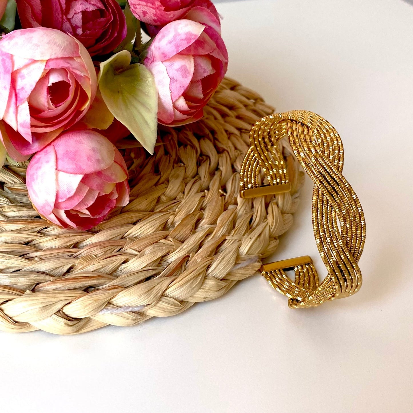 Bracelet grec doré