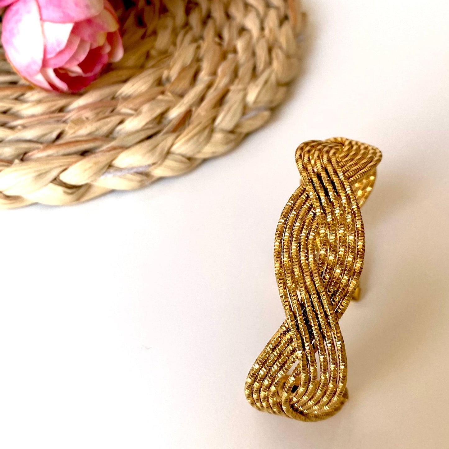 Bracelet grec doré