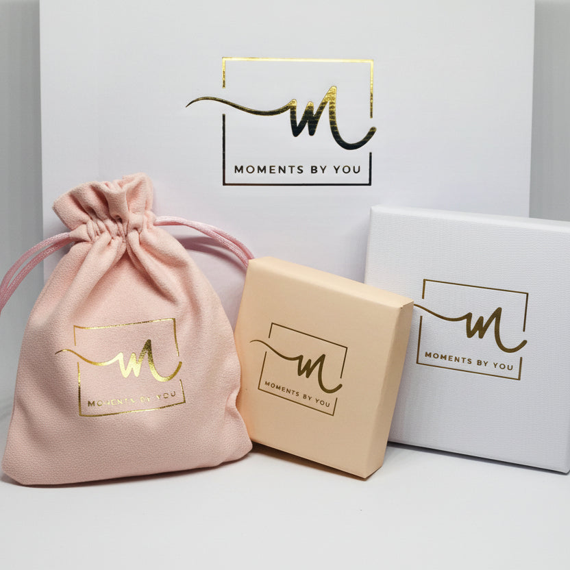 Pulsera acero riviera dorada fina - Moments by You