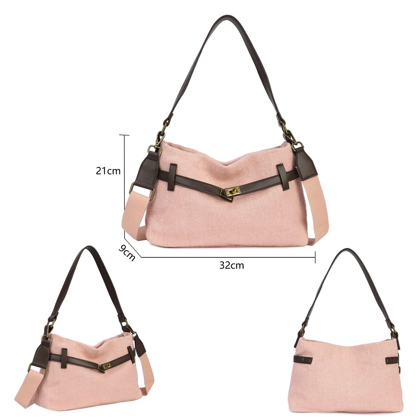 Sac à main de soirée uni en velours orange