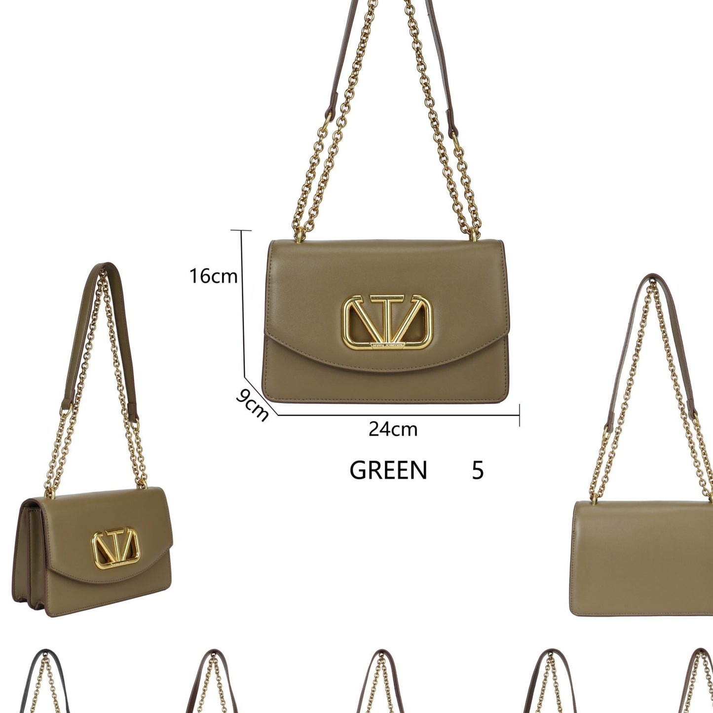 Bolso bandolera rígido con solapa y detalle de logo dorado color negro - mbyou