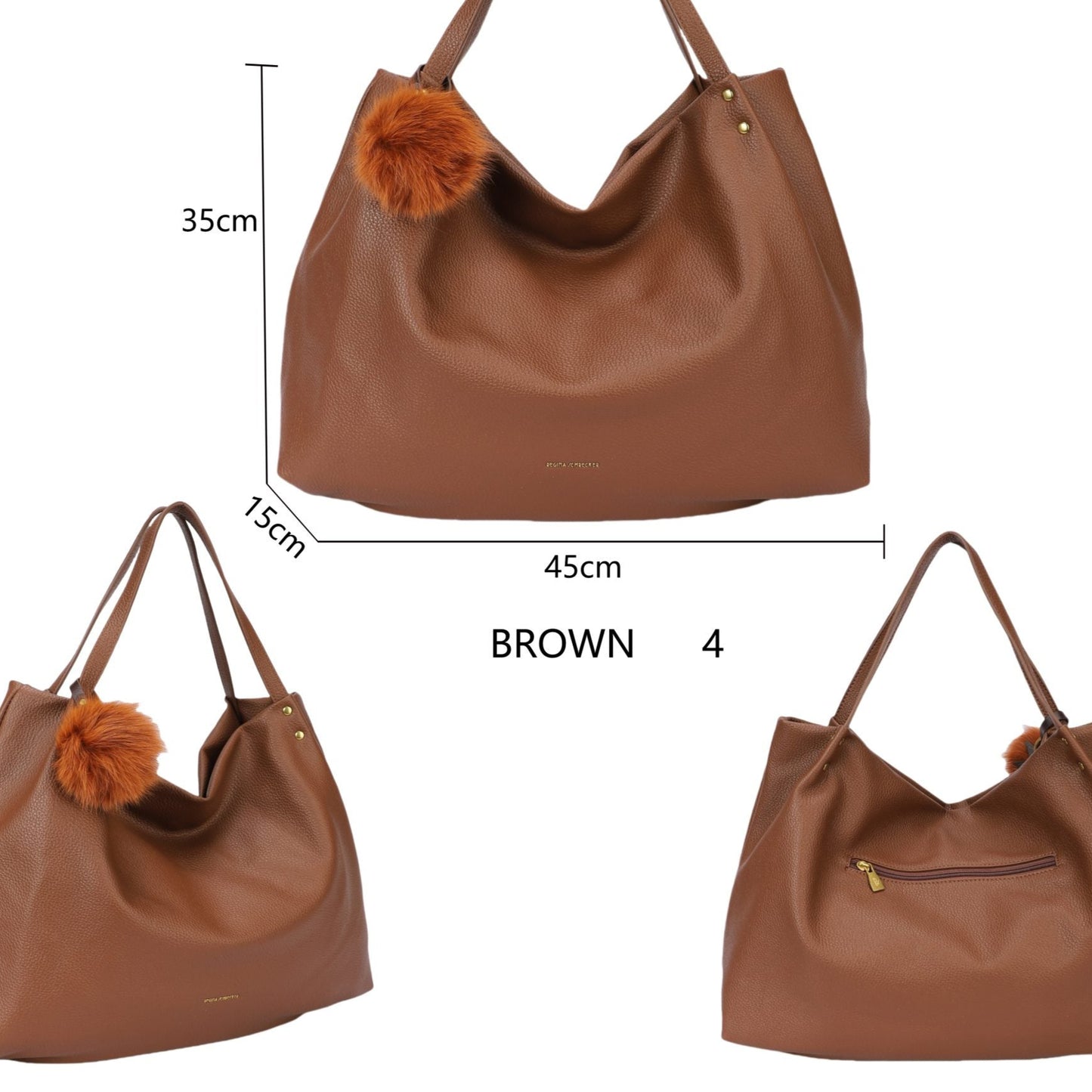 Plain orange velvet party handbag