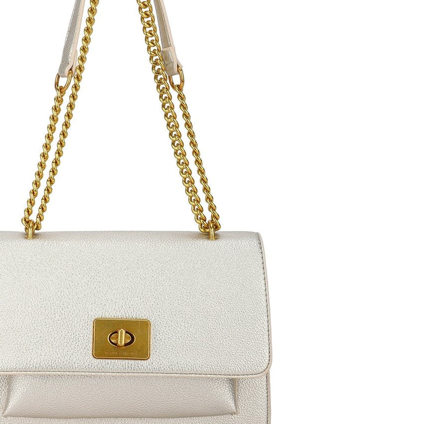 Bolso de hombro y bandolera con solapa y cadenas - Moments by You