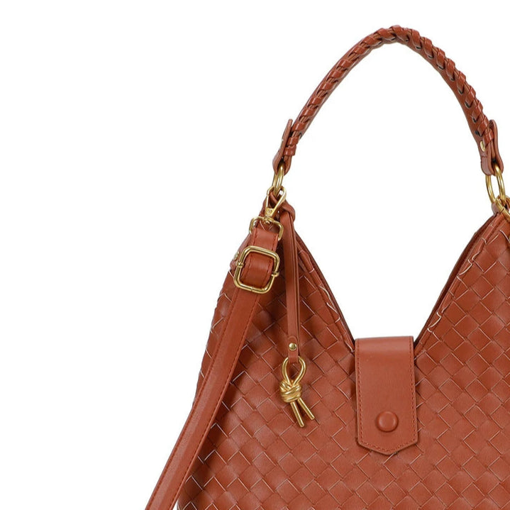 Sac bandoulière avec surpiqûres noires
