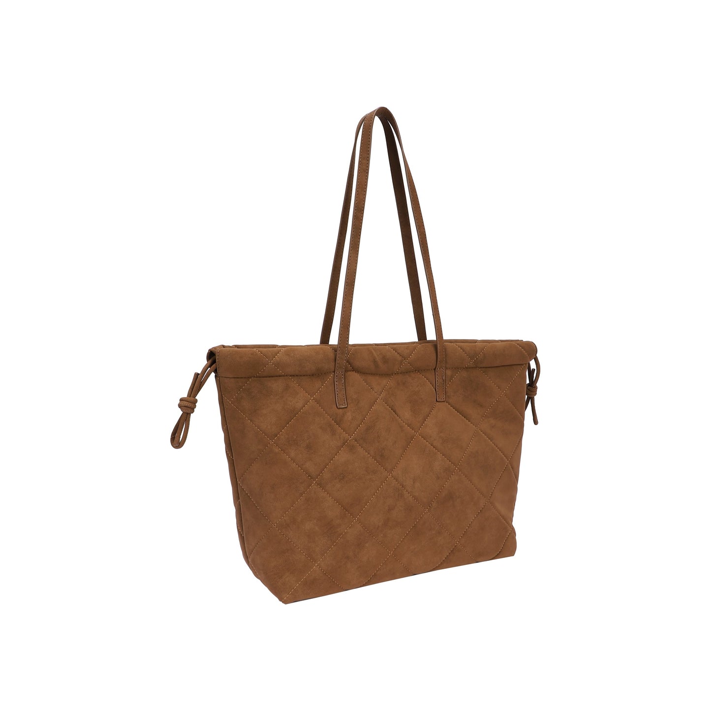 Sac bandoulière matelassé à rayures noires
