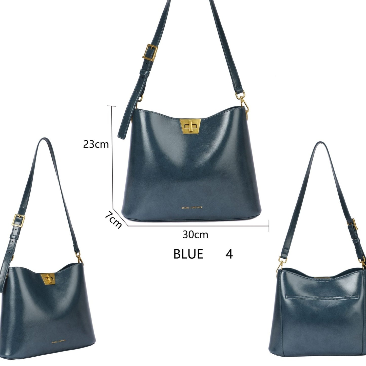 Bolso tipo bandolera efecto piel liso tipo saco color negro - mbyou