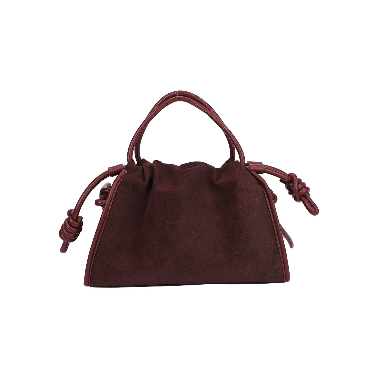Sac bandoulière avec surpiqûres noires