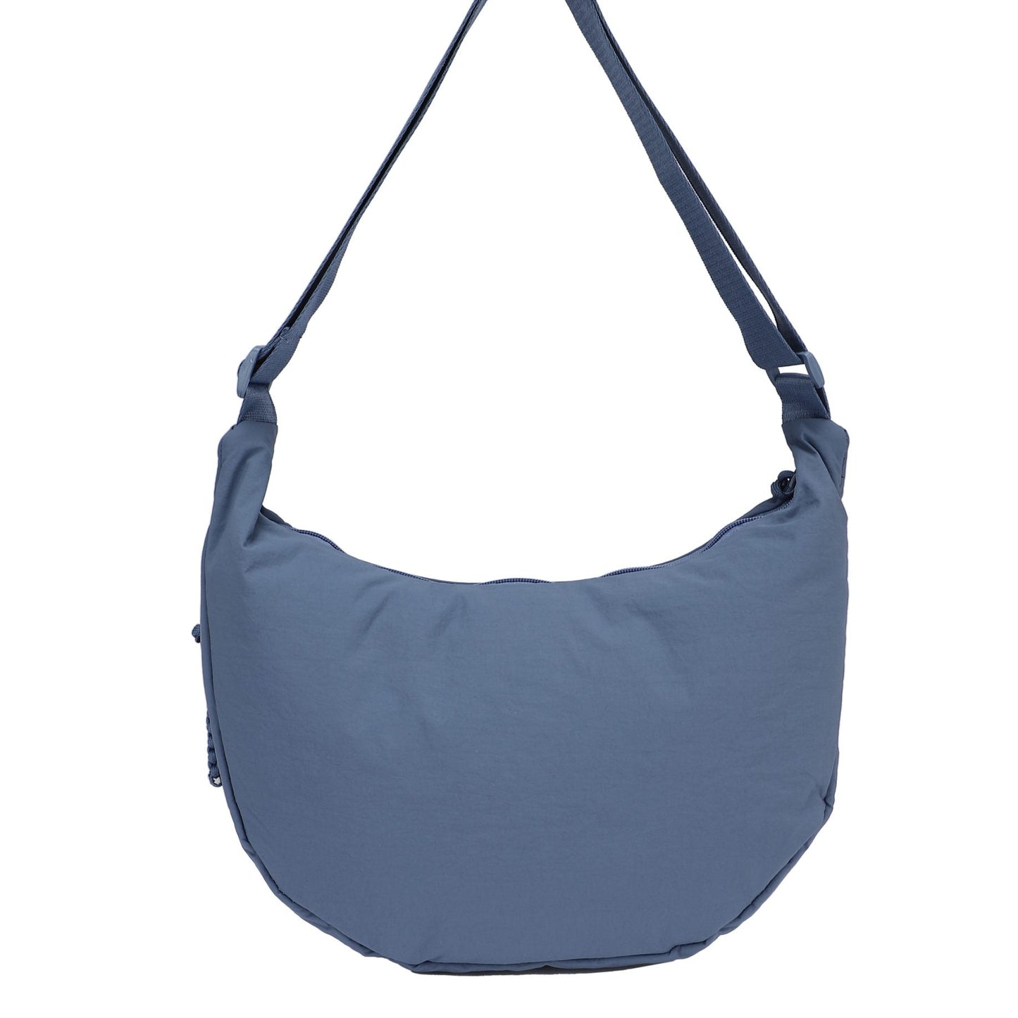 Bolso bandolera tela impermeable y dos bolsillos exteriores color azul - mbyou
