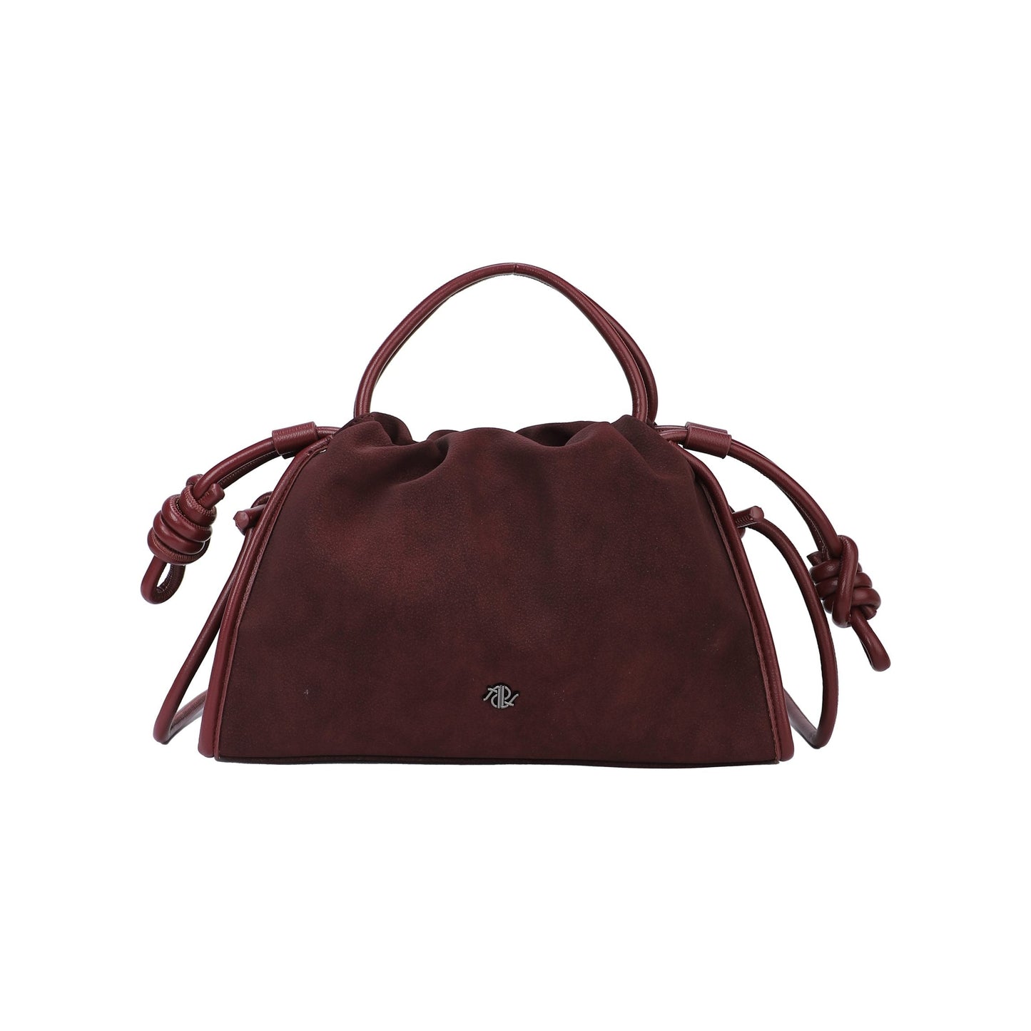 Sac bandoulière avec surpiqûres noires