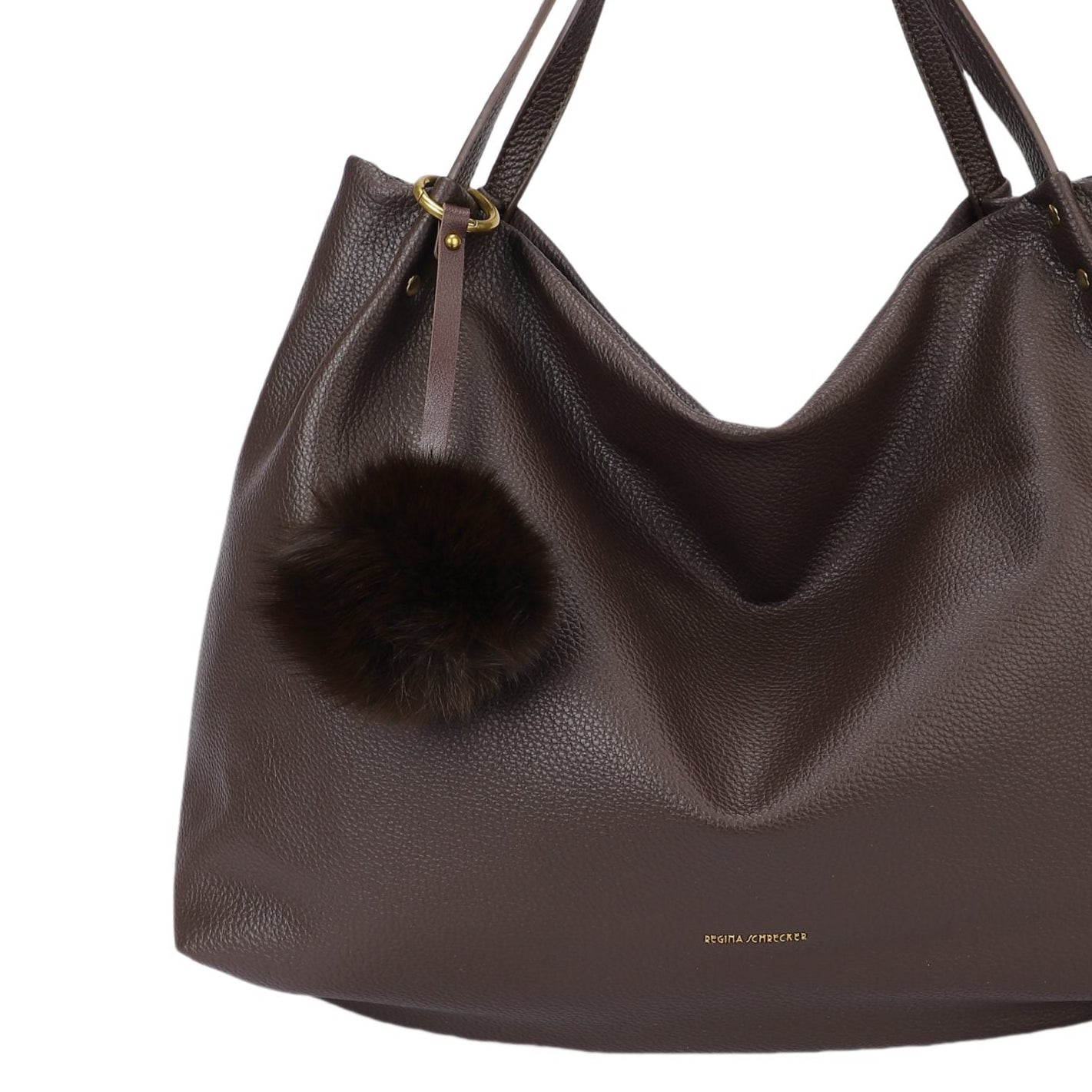 Plain orange velvet party handbag