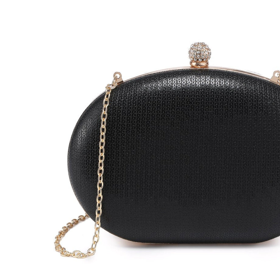 Light pink feather party handbag