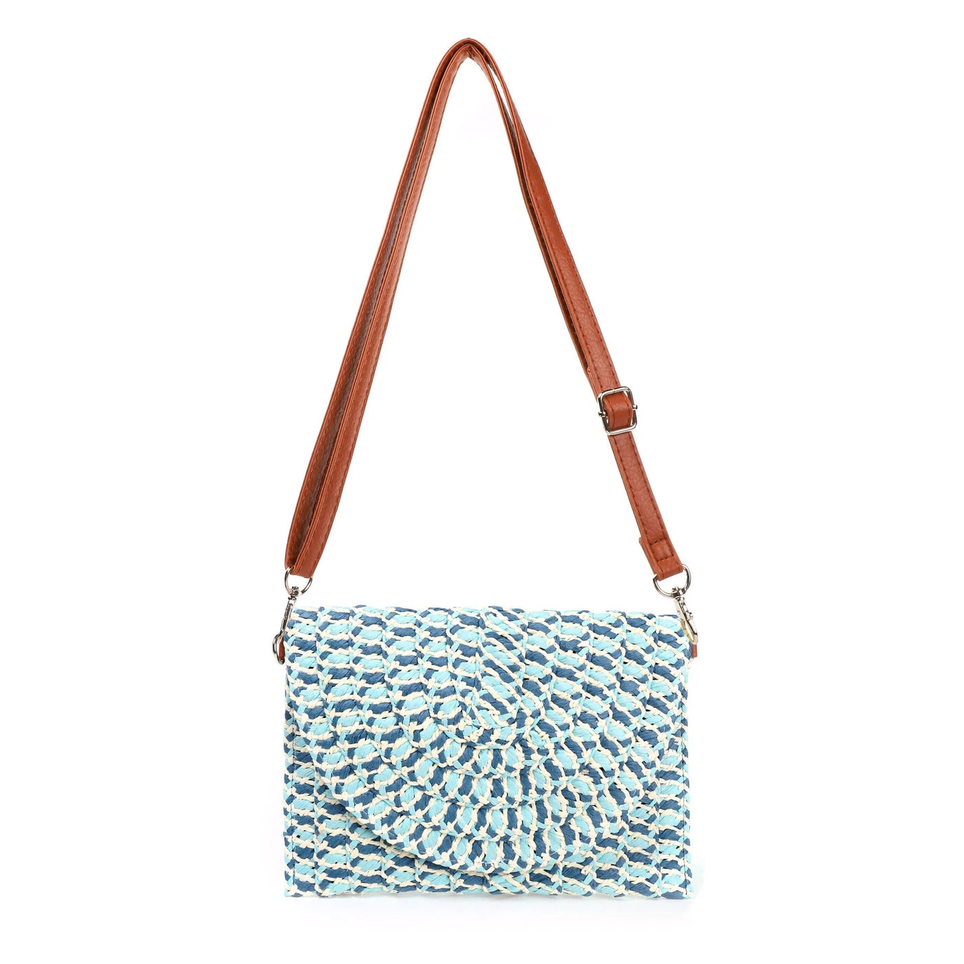Plain orange velvet party handbag