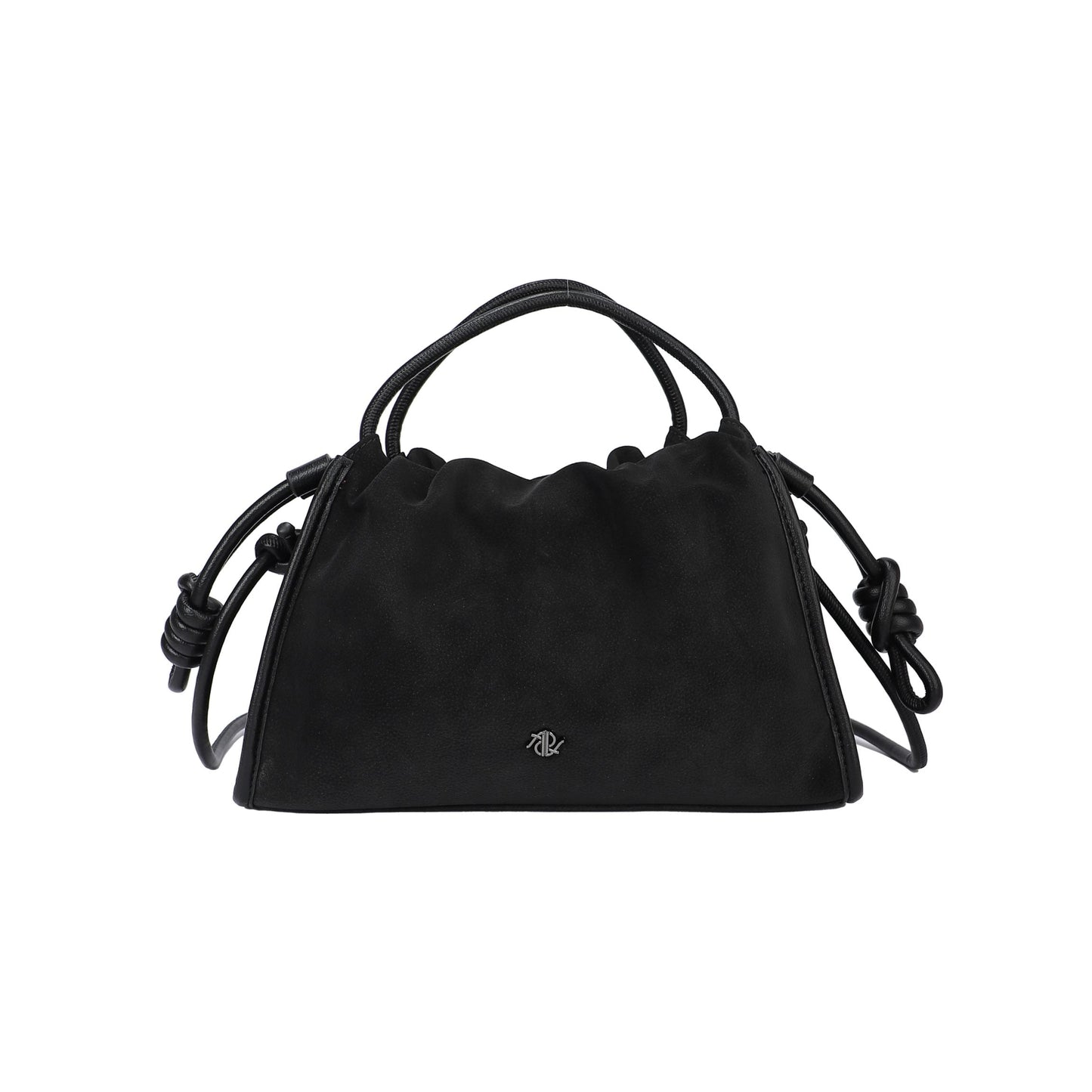 Sac bandoulière avec surpiqûres noires