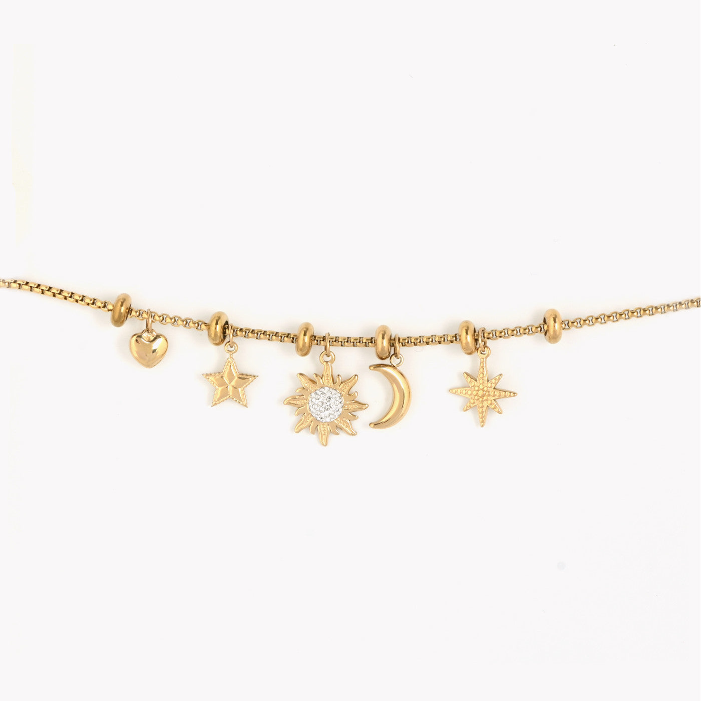 Bracelet boule dorée basique