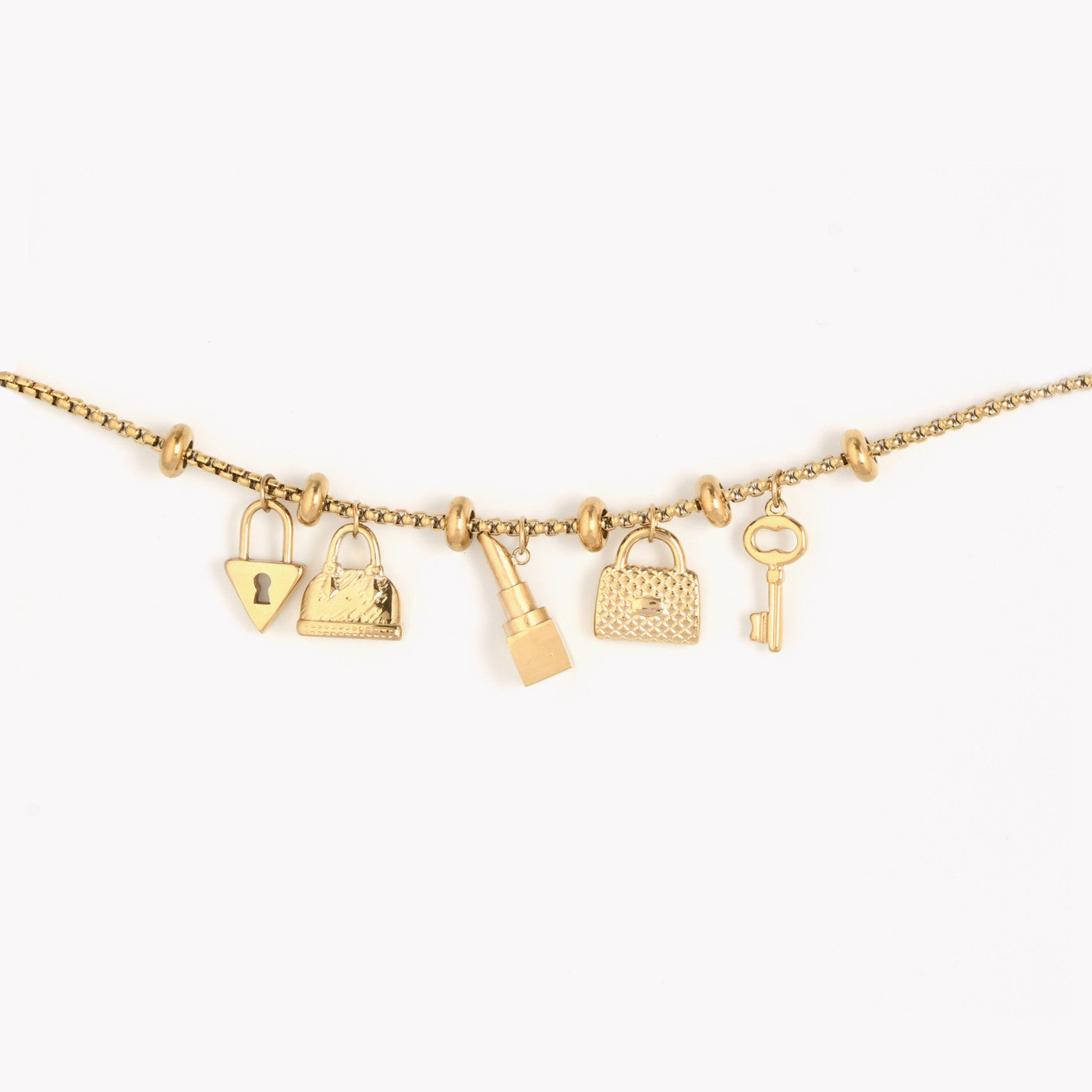 Basic golden ball bracelet