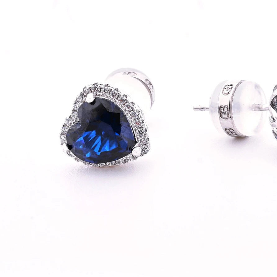 Boucles d'oreilles en argent S925 avec zircon de base