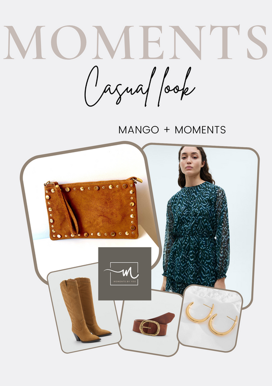 Un conjunto fácil de llevar y lleno de personalidad: Mango + Moments by You