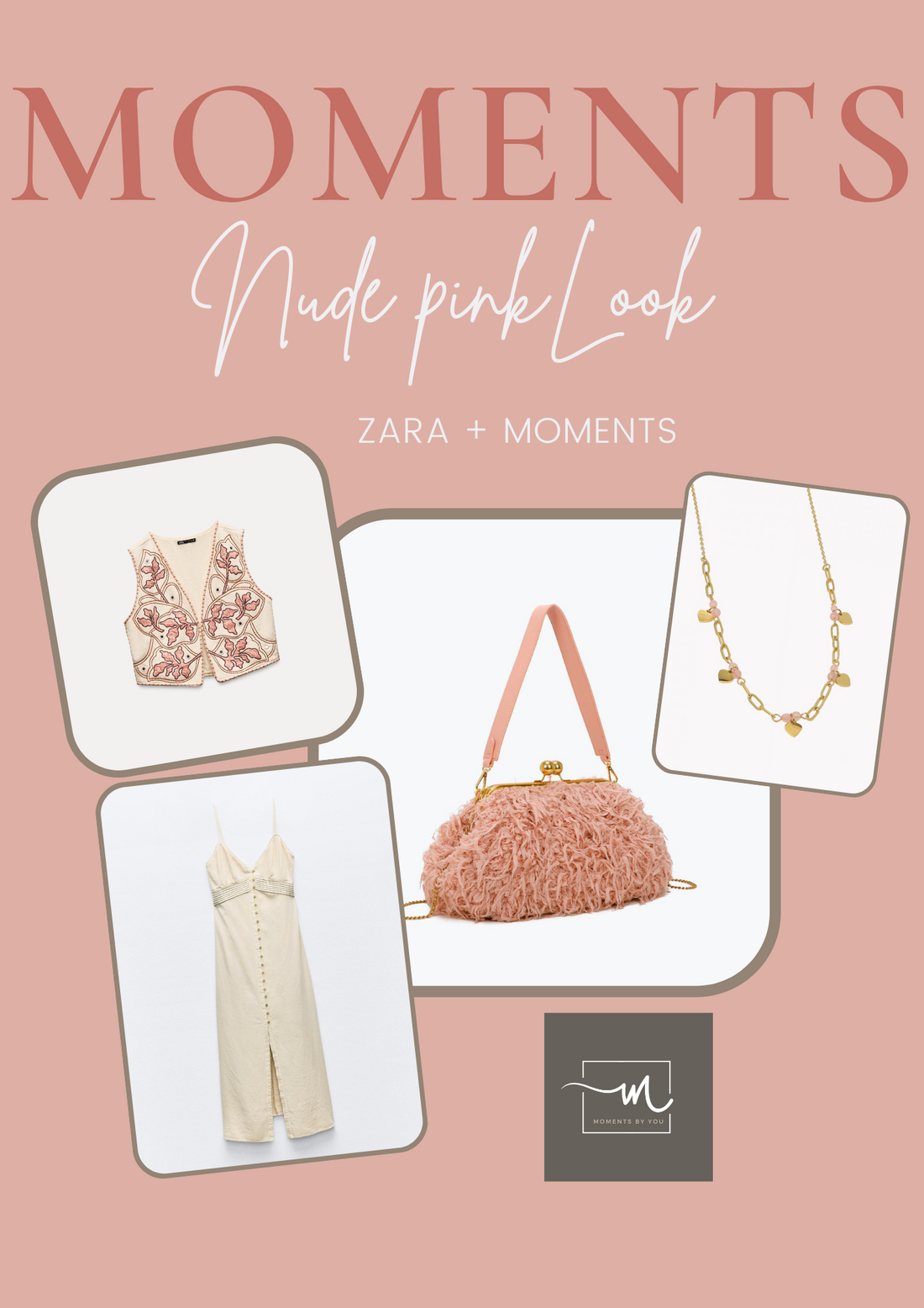 Nude pink look, puro romanticismo