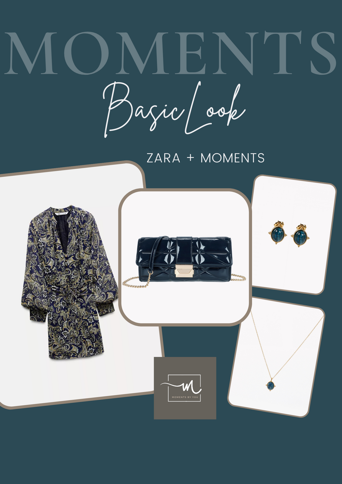 Look fresco y elegante en tonos azules y beige