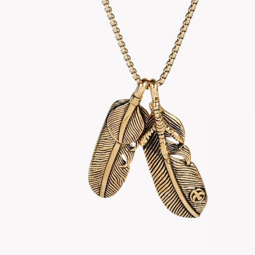 Steel hoops with gold balls