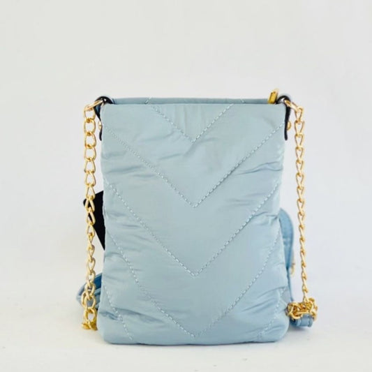 Sac en nylon bleu clair