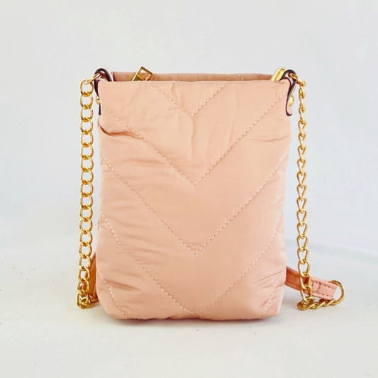 Pink nylon bag