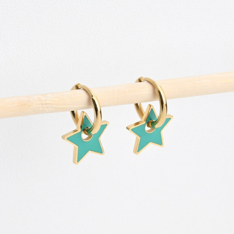 Green star steel hoops