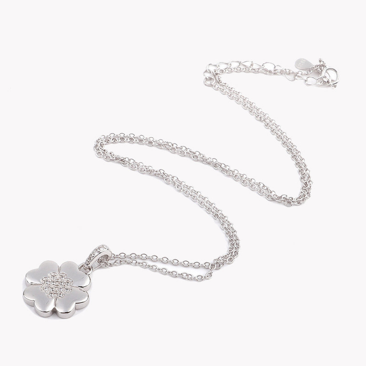 Collier de fleurs en argent S925