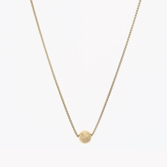 Golden Aztec steel necklace and blue stones