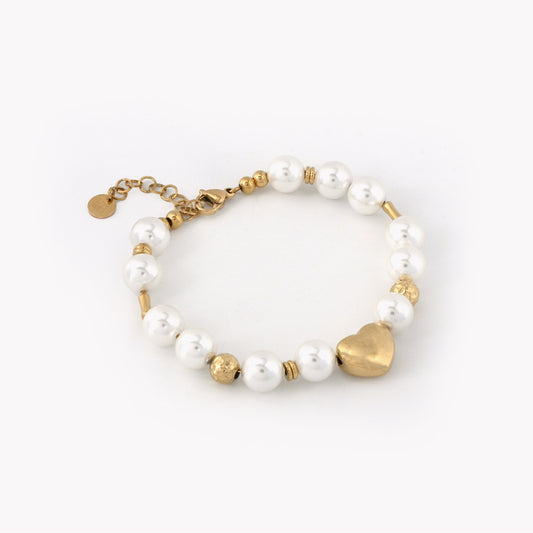 Bracelet boule dorée basique