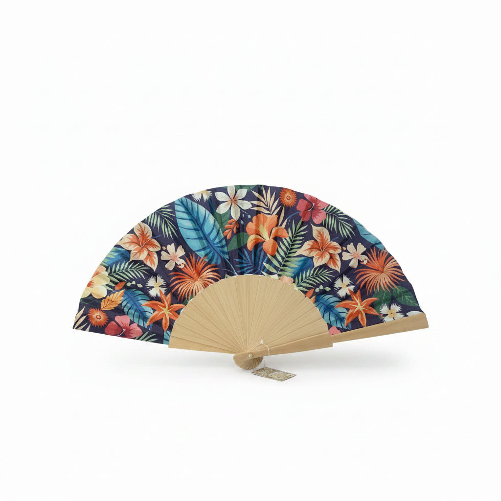 Abanico Estampado motivos marinos y florales - Moments by You