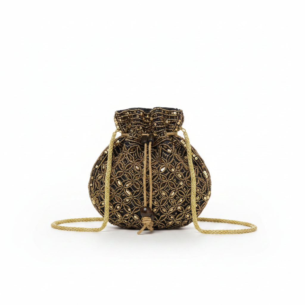 Beige raffia braided party handbag