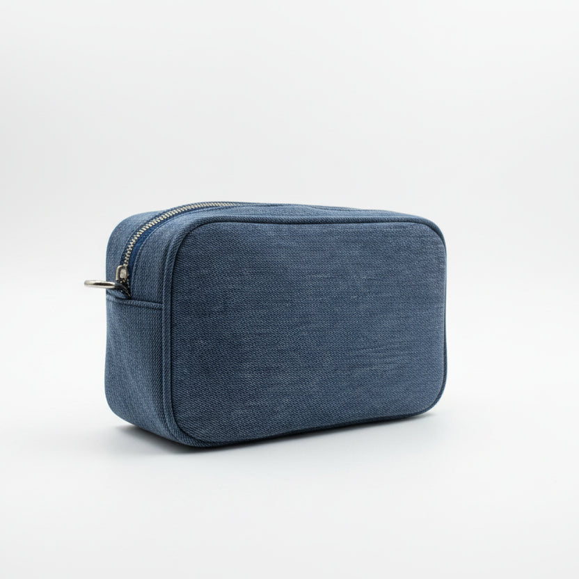 Bolso bandolera tipo cubo estilo vaquero con doble cremallera - Moments by You